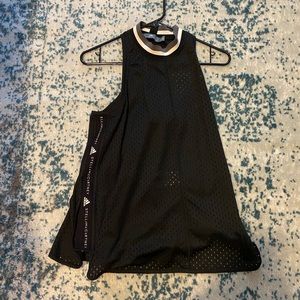Adidas x Stella McCartney Black Mesh Tank
